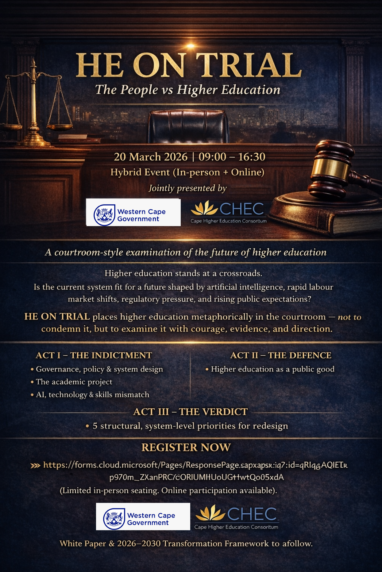 HE on Trial Poster